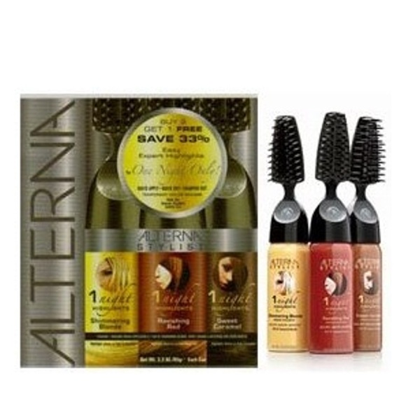 alterna Other - ALTERNA 1 NIGHT TEMPORARY HIGHLIGHTS COLOR MOUSSE BLONDE RED CARAMEL